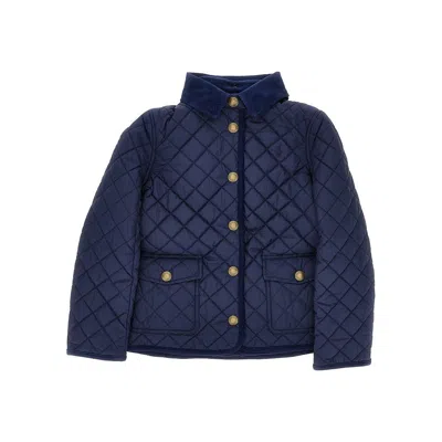 Ralph Lauren Kids' Padded Quilted Jacket In Blue