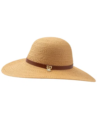 Ralph Lauren Padlock Sun Hat In Brown
