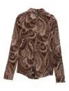Ralph Lauren Paisley-print Shirt In Brown
