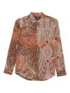 Ralph Lauren Paisley-print Shirt In Brown