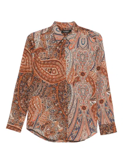 Ralph Lauren Paisley-print Shirt In Brown