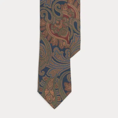 Ralph Lauren Paisley Silk Twill Tie In Multi