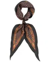 Ralph Lauren Paisley Small Diamond Scarf In Black