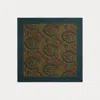 Ralph Lauren Paisley Wool-silk Bandanna In Multi