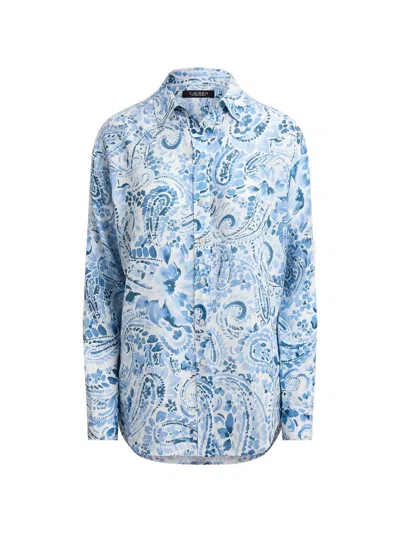 Ralph Lauren Paisley-print Shirt In Blue