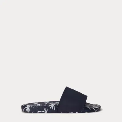 Ralph Lauren Palm-tree-print Slide In Multi