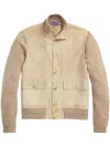 Ralph Lauren Panelled Cashmere Cardigan In Neutrals