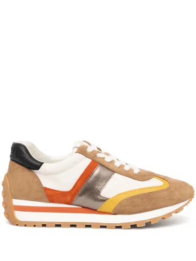Ralph Lauren Panelled Sneakers In Weiss