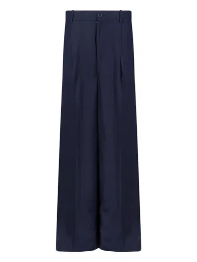 Ralph Lauren Pantaloni Sartoriali Ampi In Blue