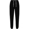 Polo Ralph Lauren Ankle-length Athletic Pants With Tapered Cuffs In Black