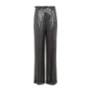 Polo Ralph Lauren Ralph Lauren Leather Pant In Grey