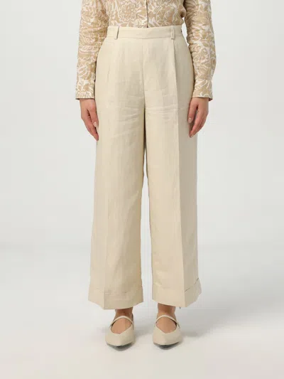 RALPH LAUREN PANTS LAUREN RALPH LAUREN WOMAN COLOR CREAM,G89965078