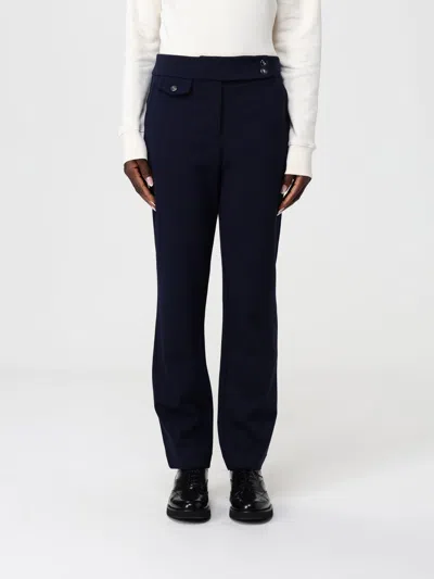 Ralph Lauren Pants Lauren  Woman Color Navy In Blue