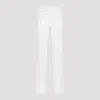 Ralph Lauren Tailored Silk Trousers With Pleated Detailing In White