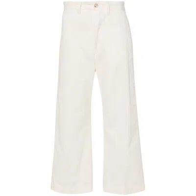 Polo Ralph Lauren Short Trousers With Loops And Pockets In White