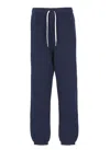 Ralph Lauren Comfortable Drawstring Waist Trousers For Women In Blue