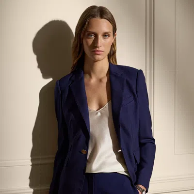 Ralph Lauren Parker Cashmere Jacket In Navy In Blue