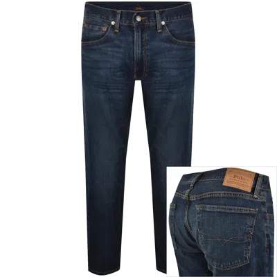 Ralph Lauren Parkside Tapered Fit Mid Blue Jeans