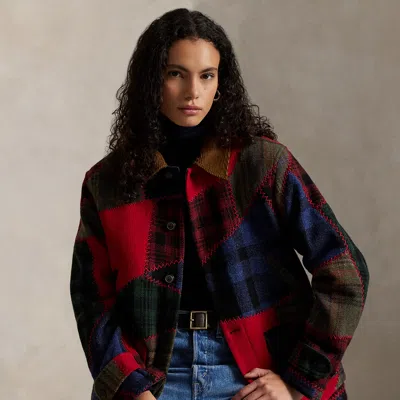 Ralph Lauren Patchwork Chore Jacket In Animal Print