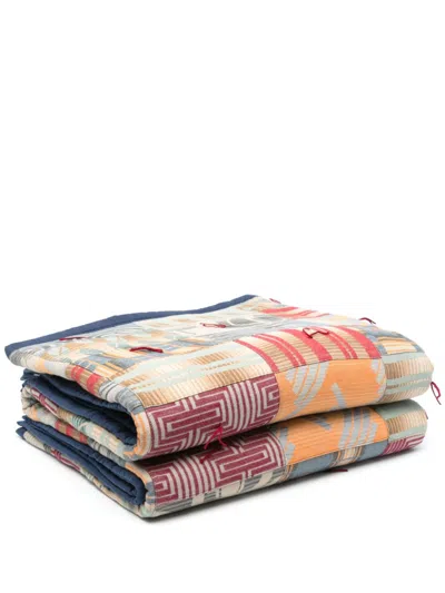 Polo Ralph Lauren Patchwork Quilt (210cm X 180cm) In Blau