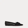 Ralph Lauren Patent Leather Loafer In Black