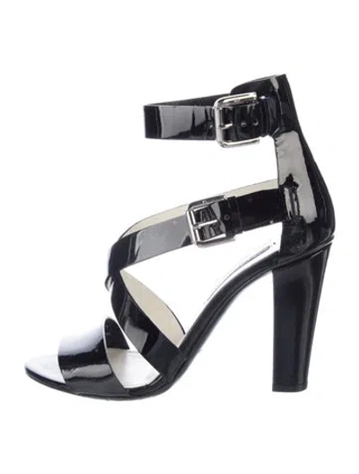 Pre-owned Ralph Lauren Patent Leather Sandals In Multi
