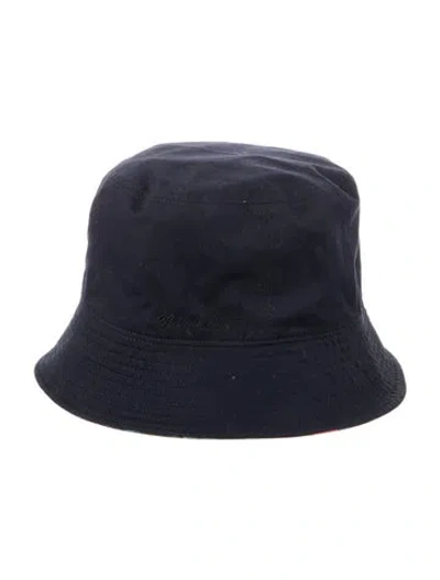 Pre-owned Ralph Lauren Pattern Print Bucket Hat In Blue
