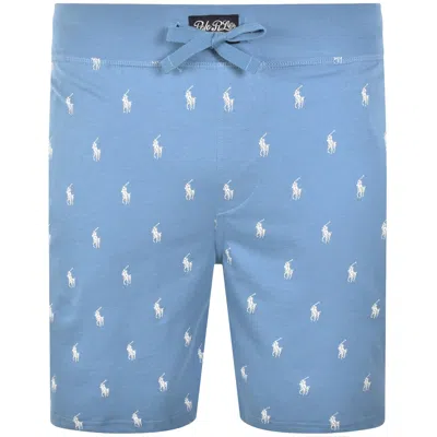 Ralph Lauren Patterned Lounge Shorts Blue