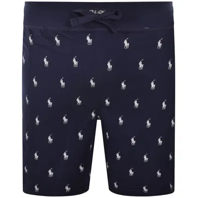 Ralph Lauren Patterned Lounge Shorts Navy