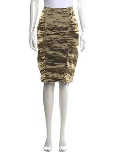 Pre-owned Ralph Lauren Patterned Midi Length Skirt