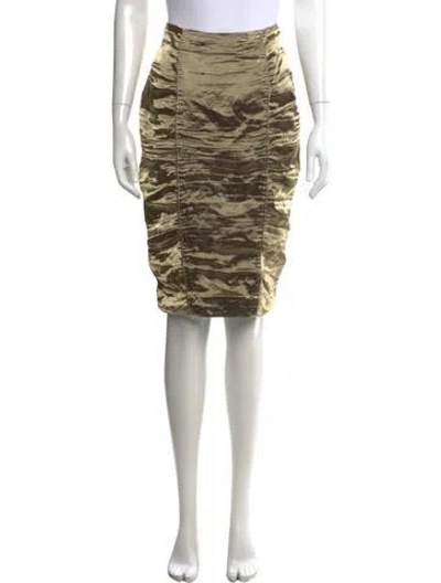 Pre-owned Ralph Lauren Patterned Midi Length Skirt