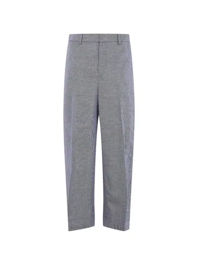 Ralph Lauren Patterned Trousers In Gray