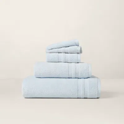 Ralph Lauren Payton Bath Towels & Mat In Light Sky In Blue