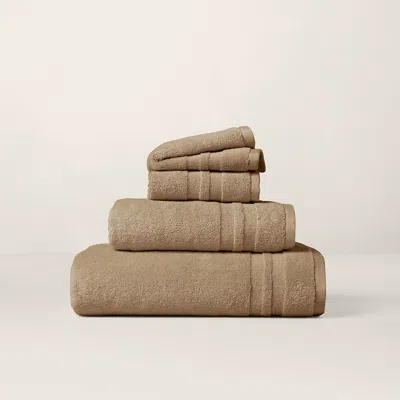 Ralph Lauren Payton Bath Towels & Mat In Pale Khaki In Brown
