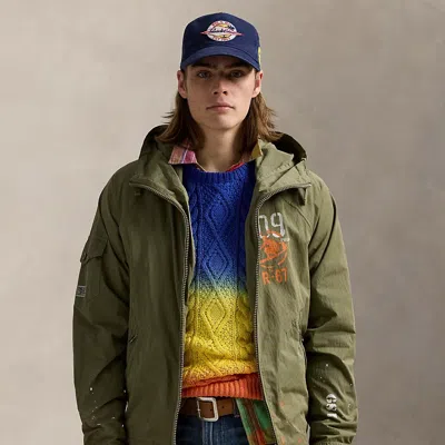 Ralph Lauren Peace Love Surf Jacket In Basic Olive