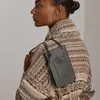 Ralph Lauren Pebbled Cameryn Crossbody Tech Case In Green