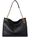 Ralph Lauren Pebbled Leather Large Bradley Tote Bag