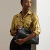Ralph Lauren Pebbled Leather Large Bradley Tote Bag In Black
