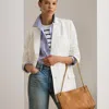 Ralph Lauren Pebbled Leather Medium Bradley Tote Bag