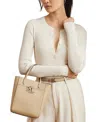 Ralph Lauren Pebbled Leather Small Cameryn Tote Bag In Sand Dune