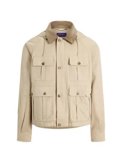 Ralph Lauren Pembroke Hooded Military Jacket In Neutral