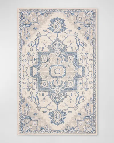 Ralph Lauren Percy Hand-knotted Rug, 10' X 14' In Ivory, Blue