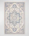 Ralph Lauren Percy Hand-knotted Rug, 5' X 8' In Ivory, Blue