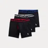 Polo Ralph Lauren Perfect Pouch Boxer Brief 3-pack In Polo Black