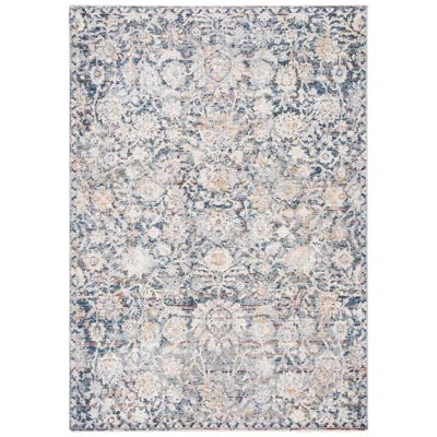 Ralph Lauren Performance Floral Rug In Light Blue,ivory
