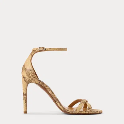 Ralph Lauren Perrin 95 Mm Ayers Sandal In Natural