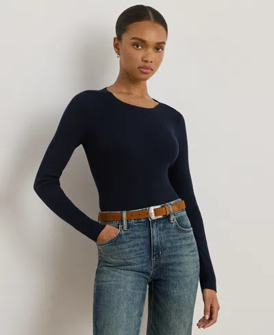 Ralph Lauren Women's Crew Neck Sweater In Black
