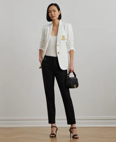 Ralph Lauren Petite Double-faced Stretch Cotton Pants