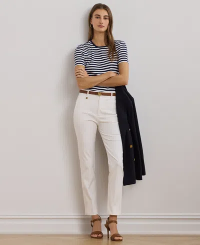 Ralph Lauren Petite Double-faced Stretch Cotton Pants