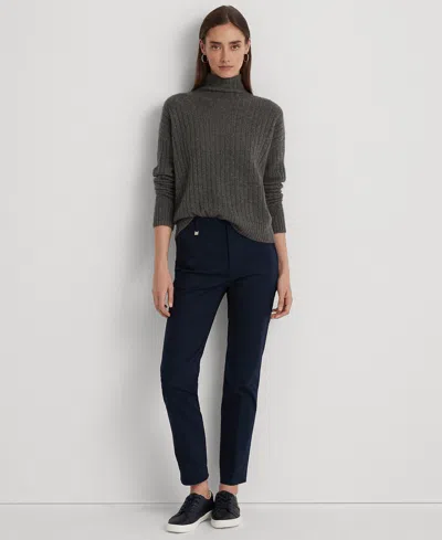 Ralph Lauren Petite Double-faced Stretch Cotton Pants